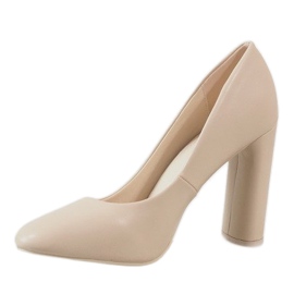 Décolleté beige sul palo LE028 1