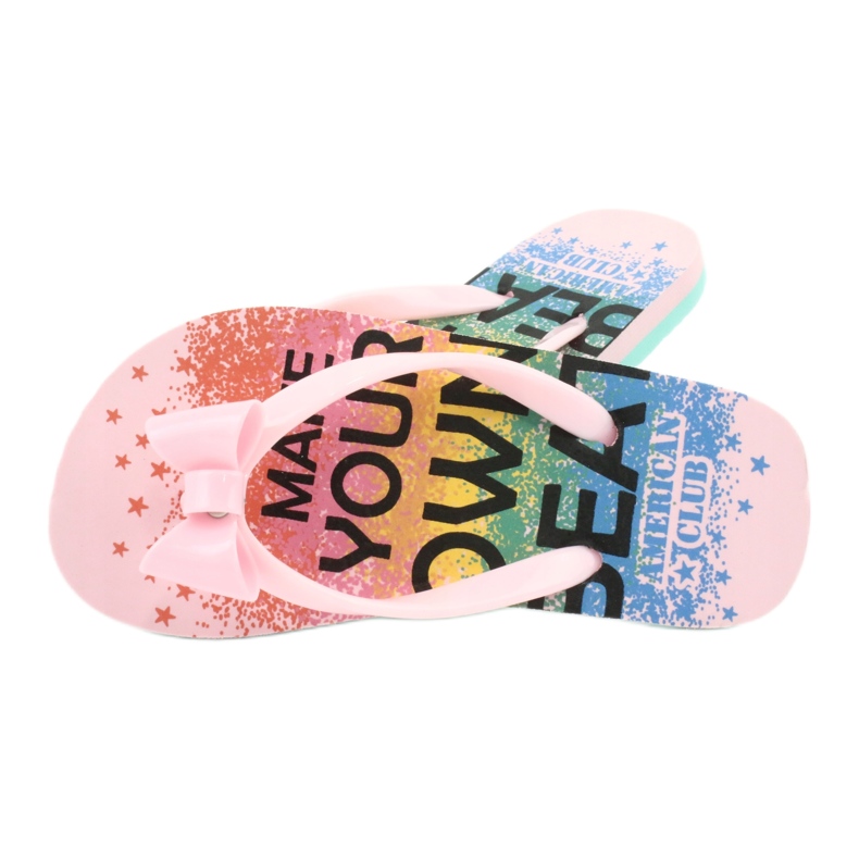 Pantofole da bambina American Club rosa 2