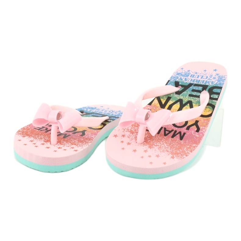 Pantofole da bambina American Club rosa 1