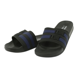 American Club Flip di schiuma sulla spiaggia nera NH16 Black/Navy nero 1