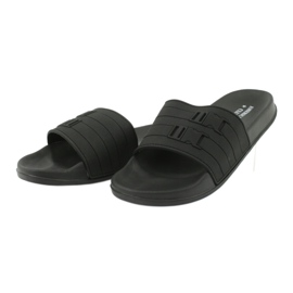 American Club Ciabatte da piscina da uomo americane NH15 a due righe nero 2