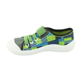 Scarpe per bambini Befado 251Y148 grigio multicolore verde 2