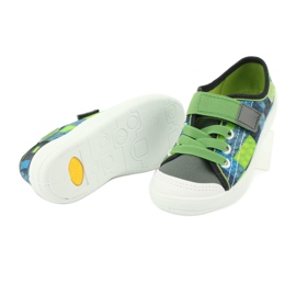 Scarpe per bambini Befado 251Y148 grigio multicolore verde 4