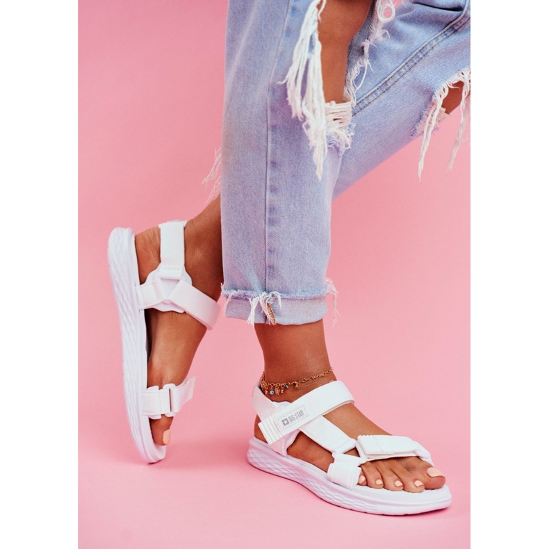 Sandali da donna Big Star White FF274A603 bianca 2
