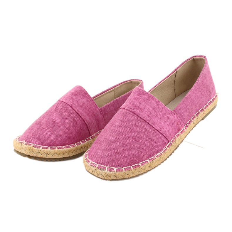 American Club Ballerine per ragazze espadrillas americane rosa 2
