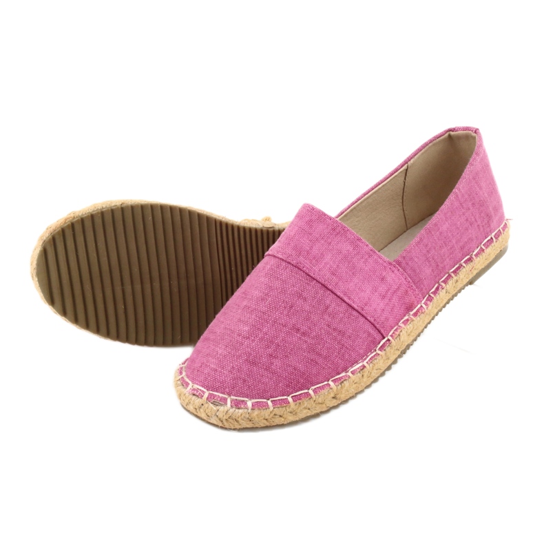American Club Ballerine per ragazze espadrillas americane rosa 3