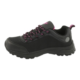 Scarpe sportive softshell impermeabili American Club HL05 nero rosa 1