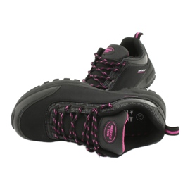 Scarpe sportive softshell impermeabili American Club HL05 nero rosa 3