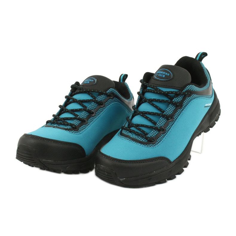 Scarpe sportive softshell impermeabili American Club HL05 nero blu 2