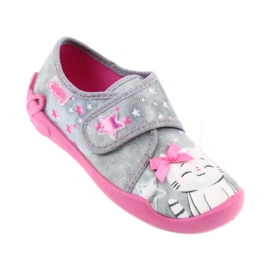 Scarpe per bambini Befado 122X002 rosa grigio 1