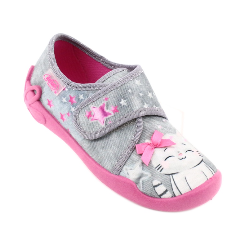 Scarpe per bambini Befado 122X002 rosa grigio 1