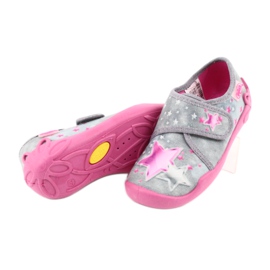 Scarpe per bambini Befado 122X002 rosa grigio 4