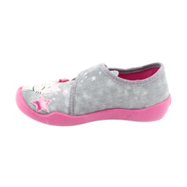 Scarpe per bambini Befado 122X002 rosa grigio 2