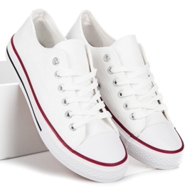 SHELOVET Scarpe da ginnastica bianche bianco 1