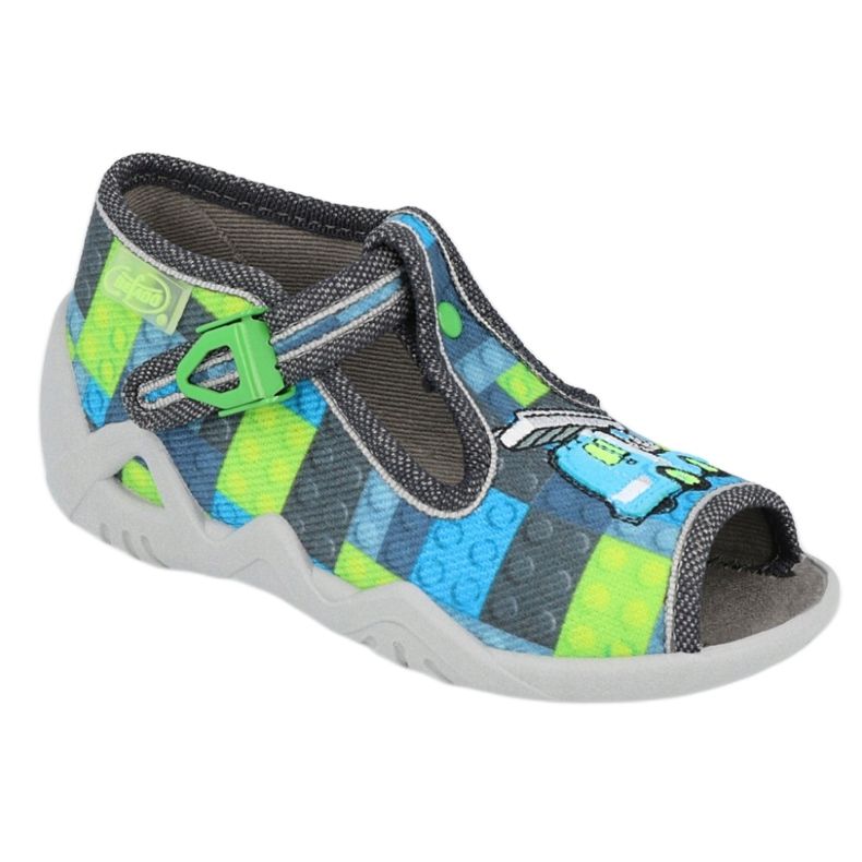 Scarpe per bambini Befado 217P104 blu grigio verde 1