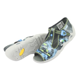 Scarpe per bambini Befado 217P102 blu grigio verde 6