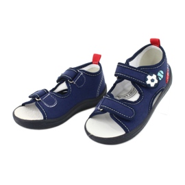 American Club Sandali ragazzi americani TEN27 pantofole a palla blu navy 2