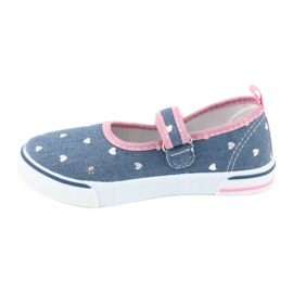 American Club TEN14 Sneaker con velcro blu rosa grigio 1