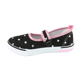 American Club TEN14 scarpe da ginnastica con velcro nero rosa 1