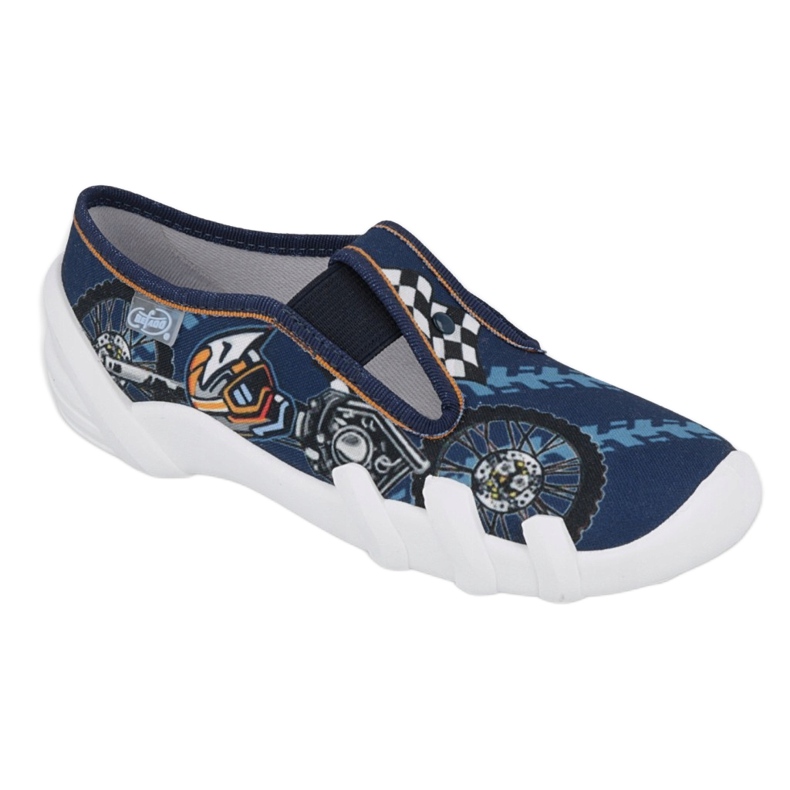 Pantofole per bambini Befado 290X211 blu navy 1