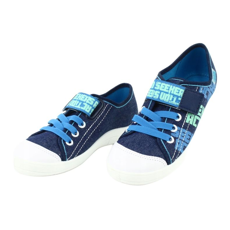 Scarpe per bambini Befado 251Y139 blu navy blu multicolore 4