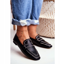 LU BOO Mocassini da donna Lordsy Black Jets Harriet nero 1