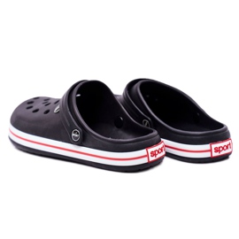 Ciabatte da uomo per la piscina Kroksy Pasipheme Black nero 3