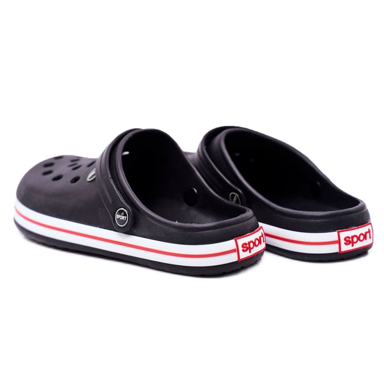 Ciabatte da uomo per la piscina Kroksy Pasipheme Black nero 3