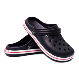 Ciabatte da uomo per la piscina Kroksy Pasipheme Black nero 1