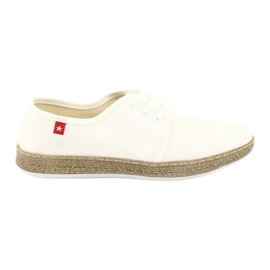 Sneakers espadrillas Big star FF276043 bianca 3