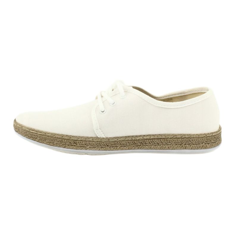Sneakers espadrillas Big star FF276043 bianca 4
