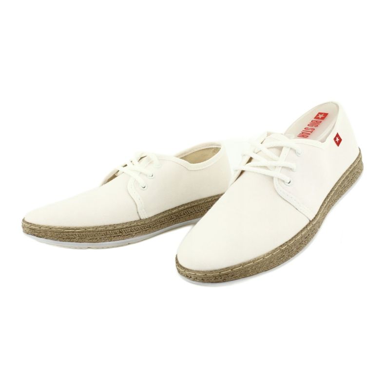 Sneakers espadrillas Big star FF276043 bianca 5