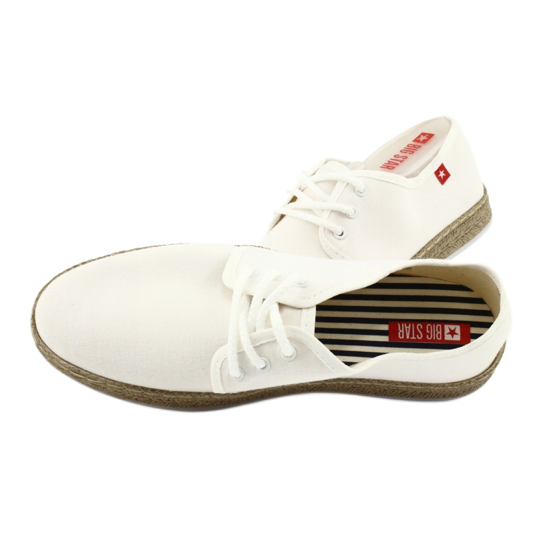 Sneakers espadrillas Big star FF276043 bianco 6