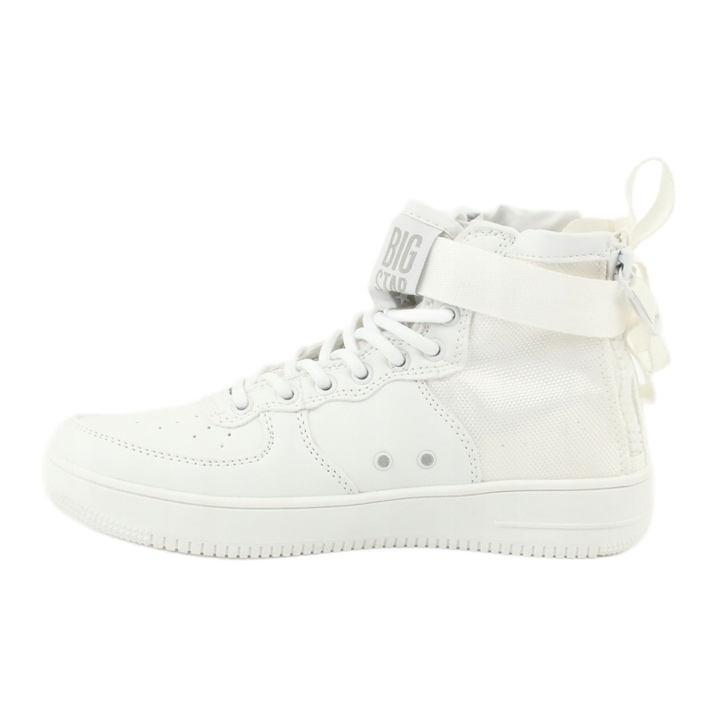 Big Star Wysokie Eco-Slopan Sneaker bianca 4