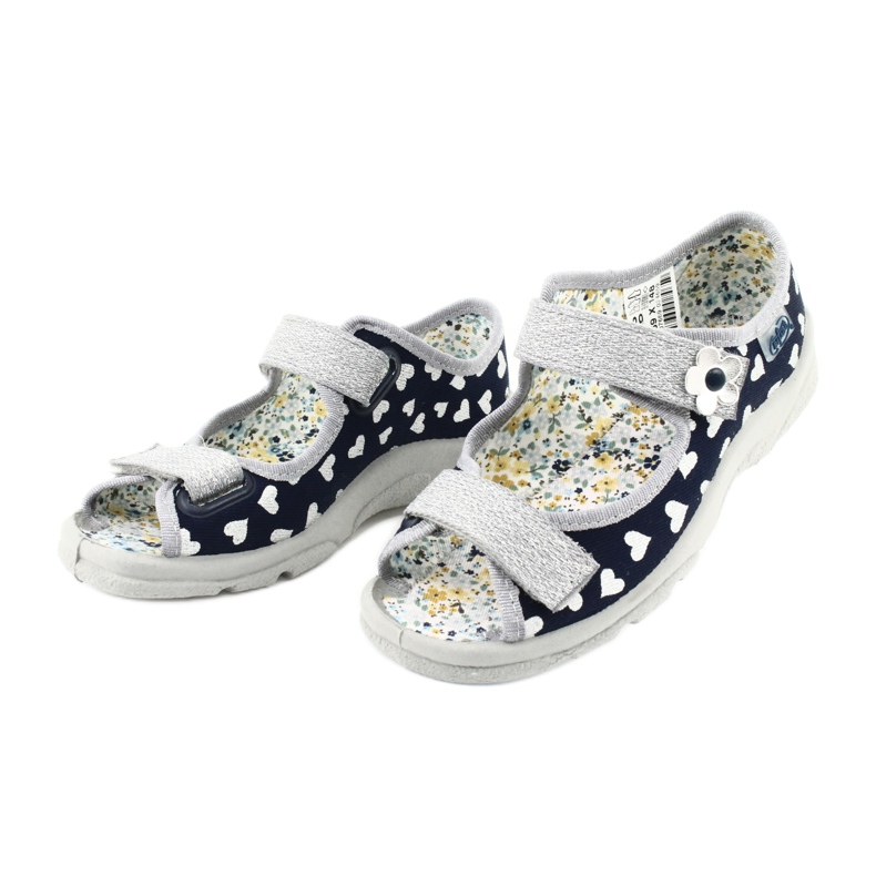 Scarpe per bambini Befado 969X148 blu navy grigio 1