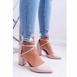 SEA Décolleté Da Donna Con Tacco In Spitz Beige Cosmo 2