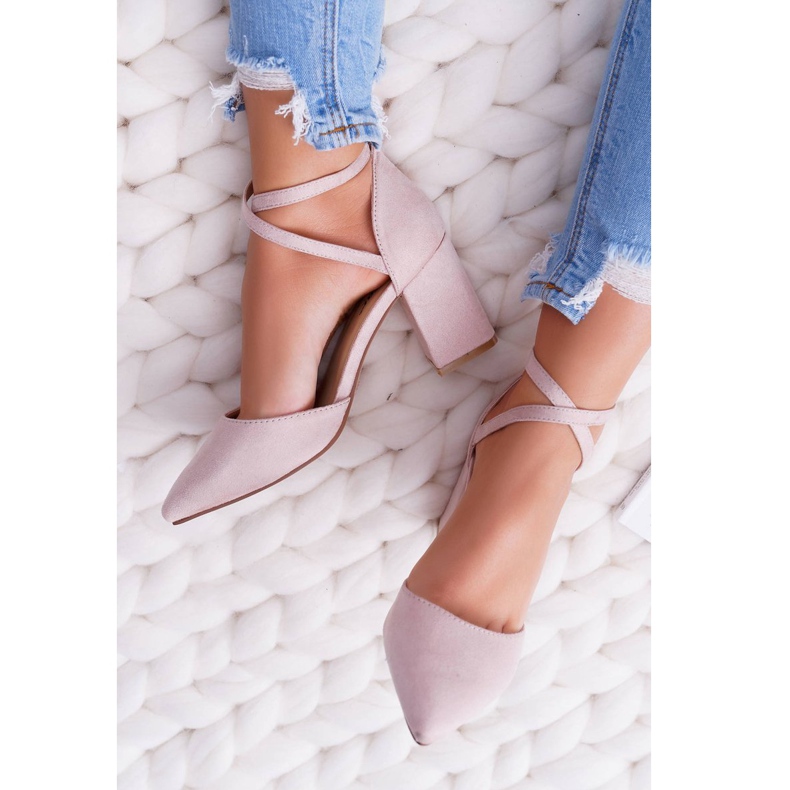 SEA Décolleté Da Donna Con Tacco In Spitz Beige Cosmo 1