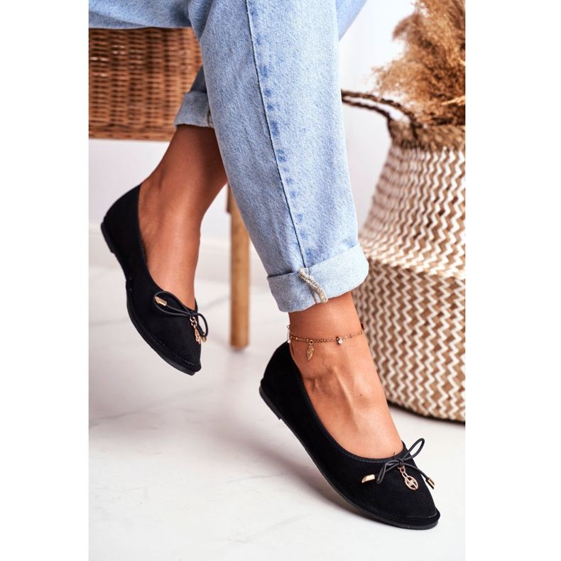 Ballerine da donna Lu Boo Suede Nere Layla nero 2