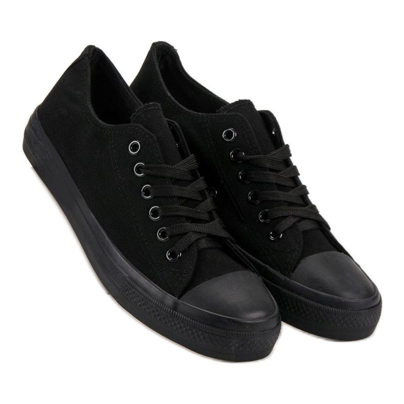 SHELOVET Scarpe da ginnastica nere nero 2