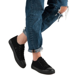 SHELOVET Scarpe da ginnastica nere nero 1