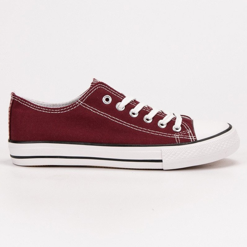 SHELOVET Sneakers bordeaux rosso 2