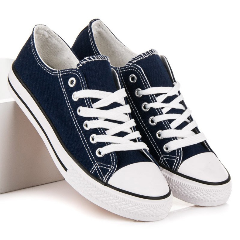 SHELOVET Scarpe da ginnastica blu navy 2