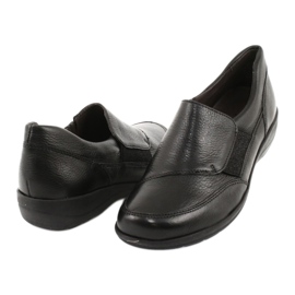 Scarpe donna scollate Caprice teg.H nero 3