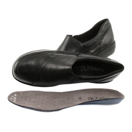Scarpe donna scollate Caprice teg.H nero 4