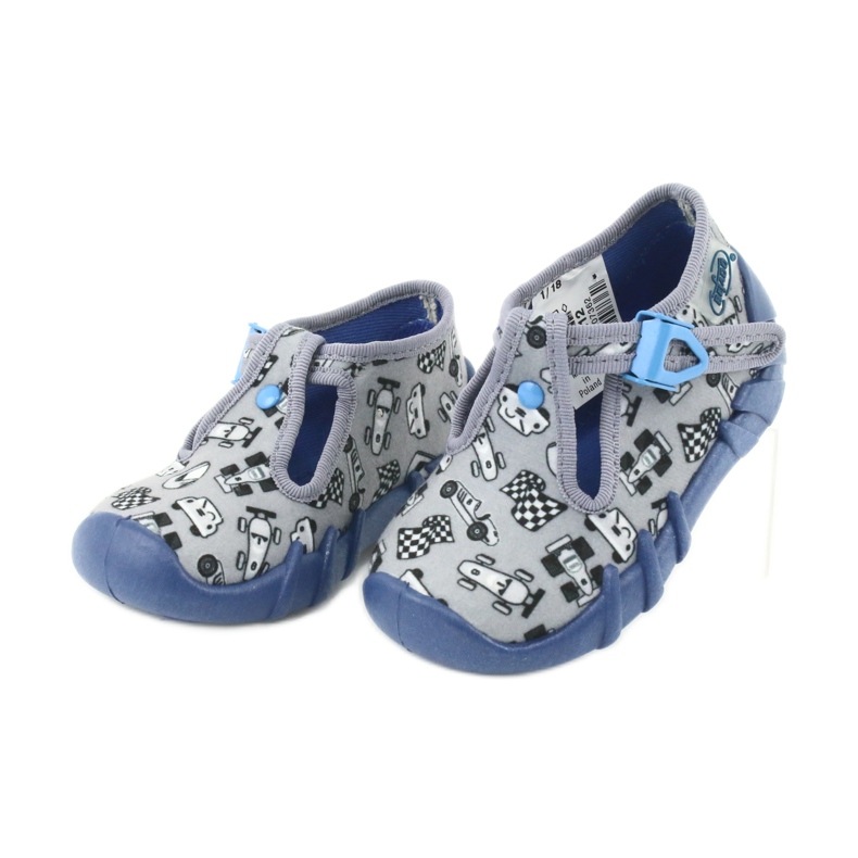 Scarpe per bambini Befado 110P312 blu grigio 5