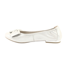 Caprice ballerine scarpe da donna 22111 argento grigio 1