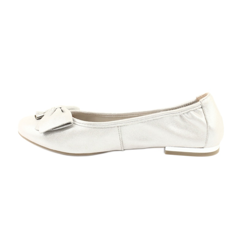 Caprice ballerine scarpe da donna 22111 argento grigio 1