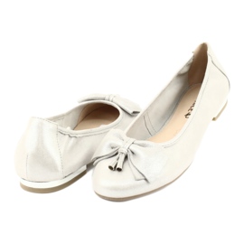 Caprice ballerine scarpe da donna 22111 argento grigio 3
