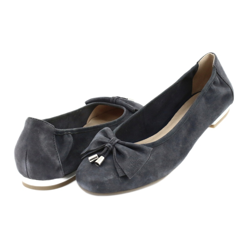 Ballerine Caprice da donna 22111 blu navy 3