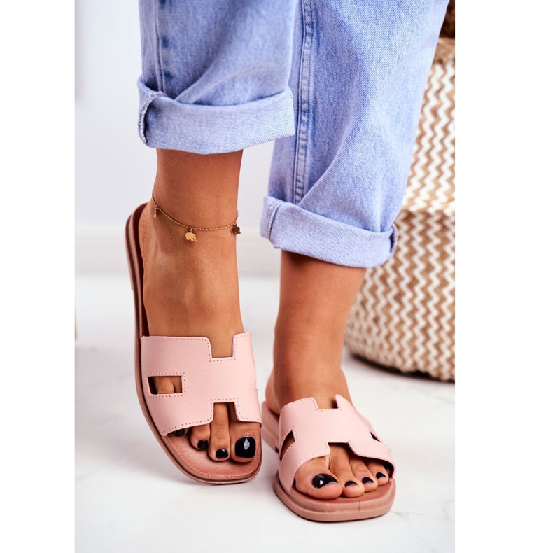 BUGO Pantofole da donna Rosa Geometriche Classiche Theodora 1